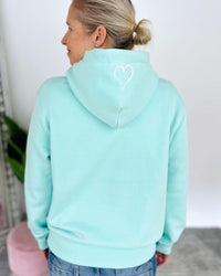 Herzlein® Hoodie "Vintage" in Mint