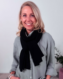 Herzlein® Merino Schal in Schwarz
