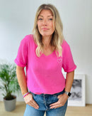 Herzlein® Musselin Shirt in Rosa