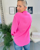 Herzlein® Musselin Bluse in Fuchsia