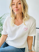 Herzlein® Musselin Shirt in Creme