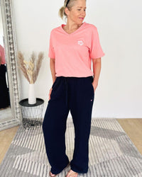 Herzlein® Musselin Hose in Navy
