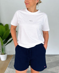 Herzlein® Musselin Shorts in Navy Blau