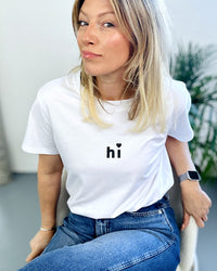 Herzlein® T-Shirt Essentials - "HI 🤍"