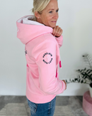 Herzlein® Sweatjacke "Happy Life" in Rosa
