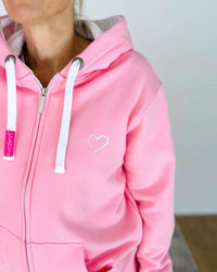 Herzlein® Sweatjacke "Herzchen" in Rosa