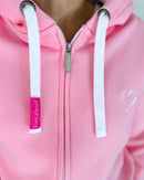 Herzlein® Sweatjacke "Herzchen" in Rosa