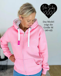 Herzlein® Sweatjacke "Herzchen" in Rosa