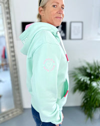Herzlein® Sweatjacke "Alpenliebe" in Mint
