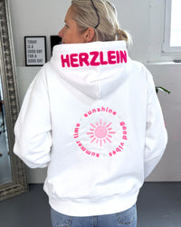 Herzlein® Sweatjacke "Summer Love" in Weiß