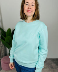 Herzlein® Sweatshirt "Herzchen" in Mint