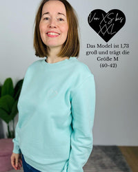 Herzlein® Sweatshirt "Herzchen" in Mint