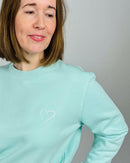 Herzlein® Sweatshirt "Herzchen" in Mint