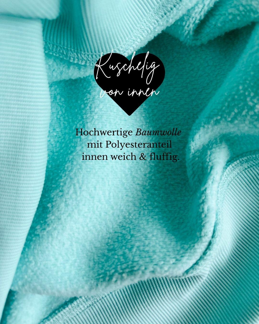 Herzlein® Sweatshirt "Hibiskus" in Mint