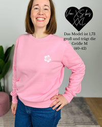 Herzlein® Sweatshirt "Hibiskus" in Rosa