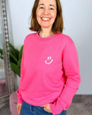 Herzlein_Sweatshirt_Smiley_in_Pink