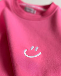 Herzlein_Sweatshirt_Smiley_in_Pink