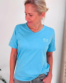 Herzlein® T-Shirt "Butterfly" in Himmelblau