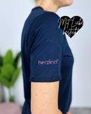 Herzlein® T-Shirt "Butterfly" in Navy