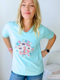 Herzlein® T-Shirt "Find Your Inner Peace" in Mint