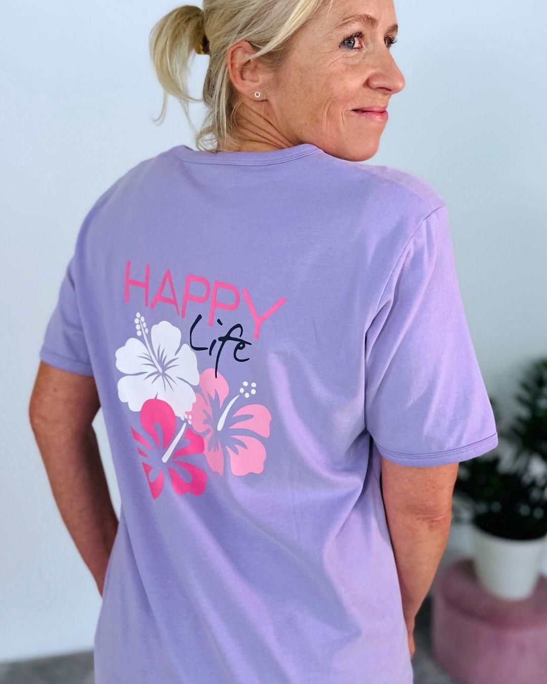 Herzlein_T-Shirt_Happy_Life_in_Lavendel
