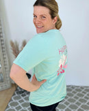 Herzlein® T-Shirt "Happy Life" in Mint