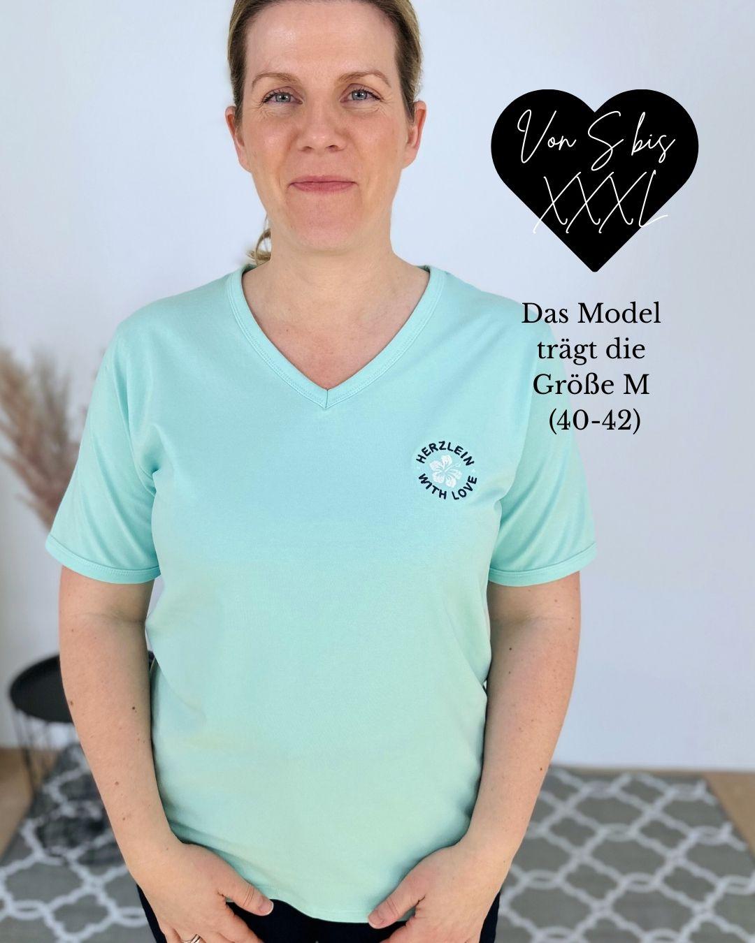Herzlein® T-Shirt "Happy Life" in Mint