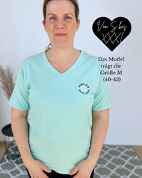 Herzlein® T-Shirt "Happy Life" in Mint