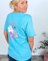 Herzlein_T-Shirt_Happy_Life_in_Turkis