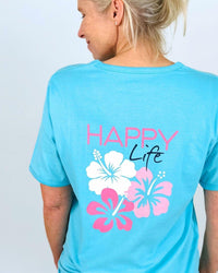 Herzlein_T-Shirt_Happy_Life_in_Turkis