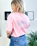 Herzlein® T-Shirt "Love your Life" in Puderrosa