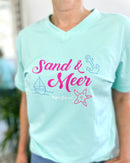 Herzlein® T-Shirt "Sand & Meer" in Mint