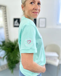 Herzlein® T-Shirt "Sand & Meer" in Mint