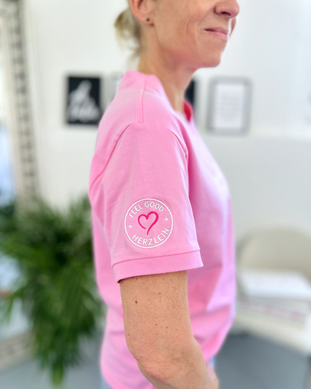 Herzlein® T-Shirt "Sand & Meer" in Rosa