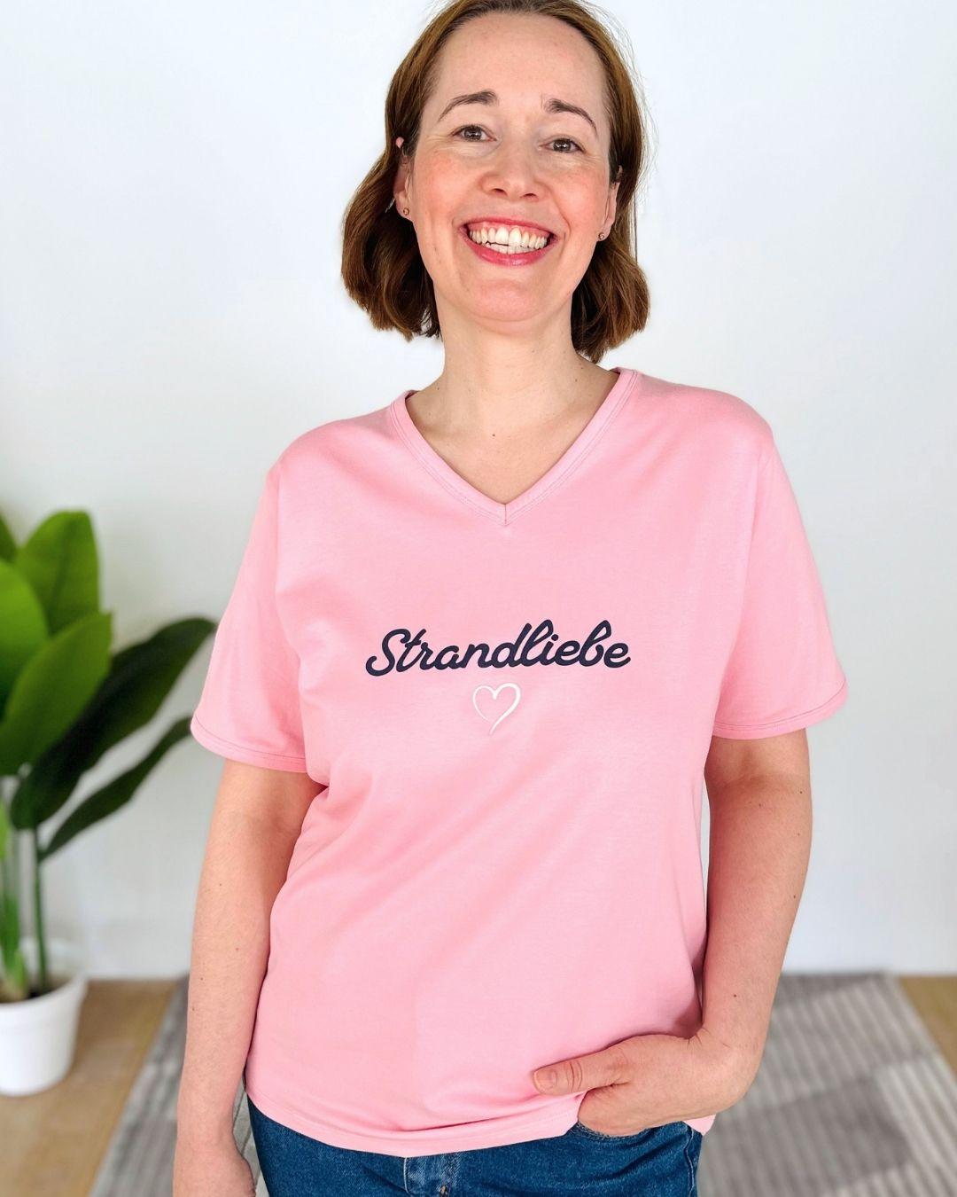 Herzlein® T-Shirt "Strandliebe" in Rosa