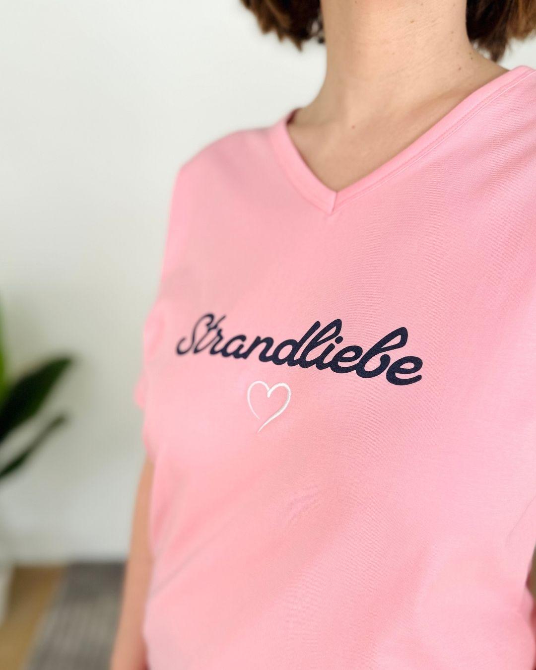 Herzlein® T-Shirt "Strandliebe" in Rosa
