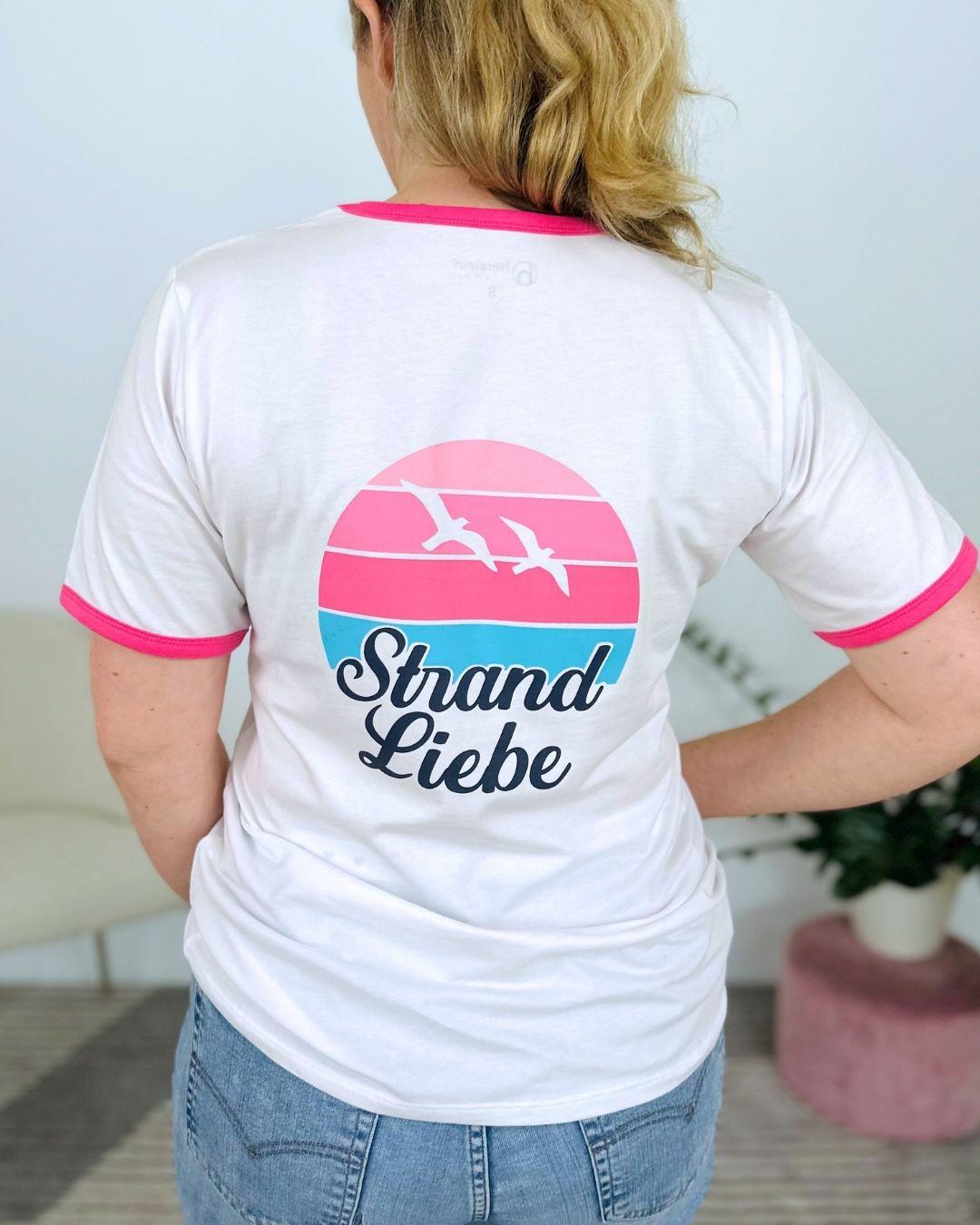 Herzlein® T-Shirt "Strandliebe" in Weiß