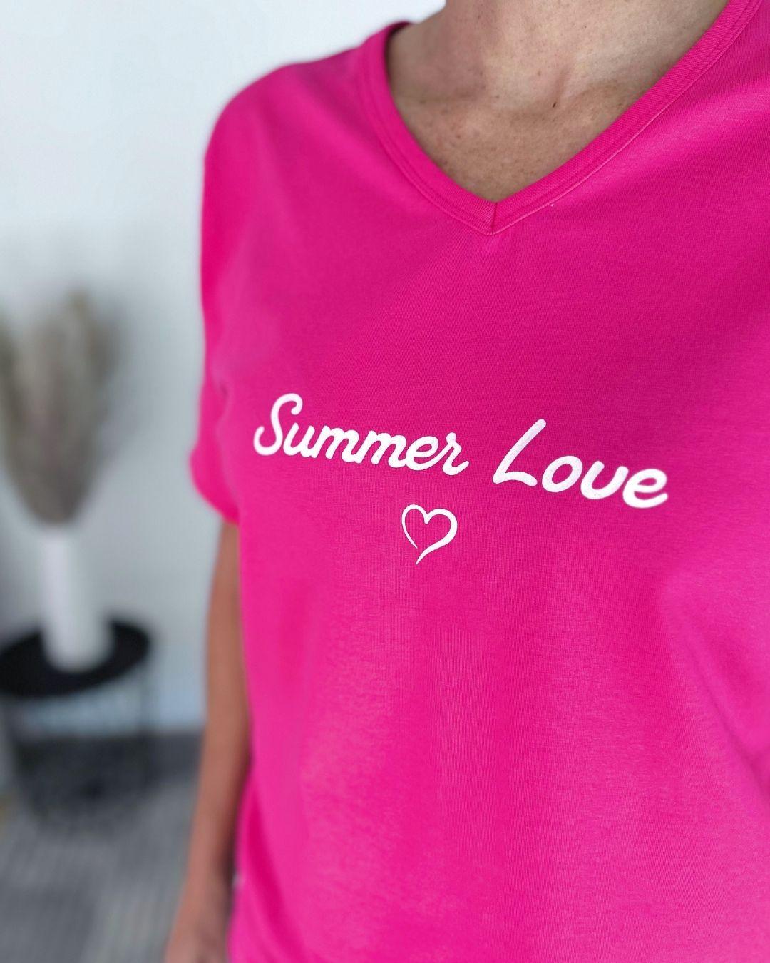 Herzlein® T-Shirt "Summer Love" in Pink