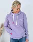 Herzlein® Hoodie "Alpenliebe" in Lavendel
