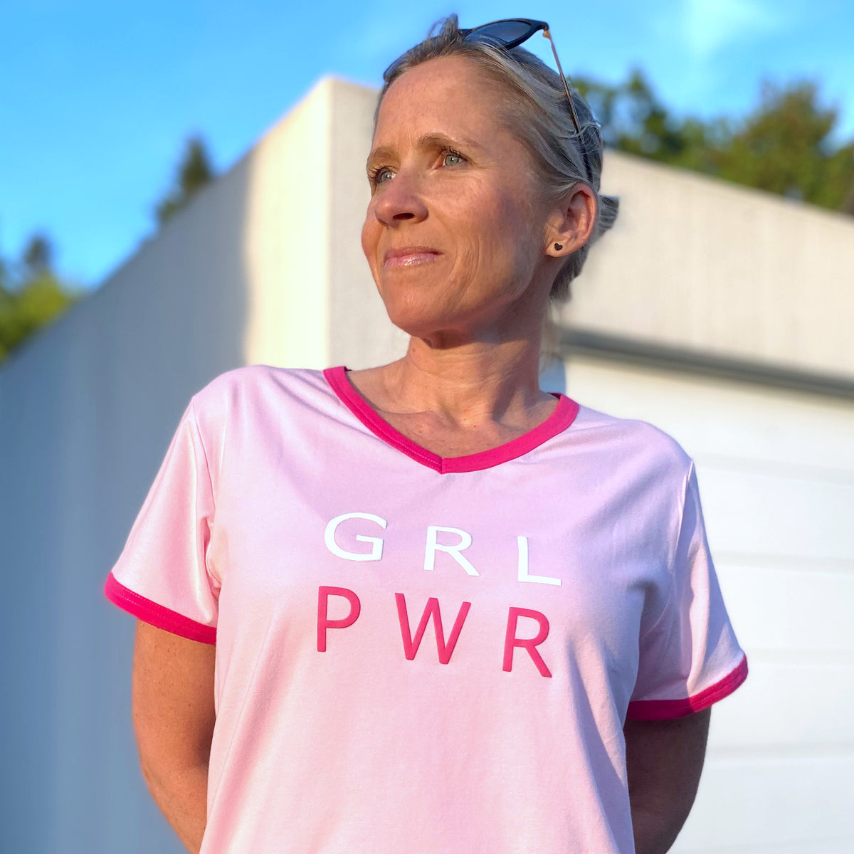Herzlein® T-Shirt "GRL PWR" in Rosa