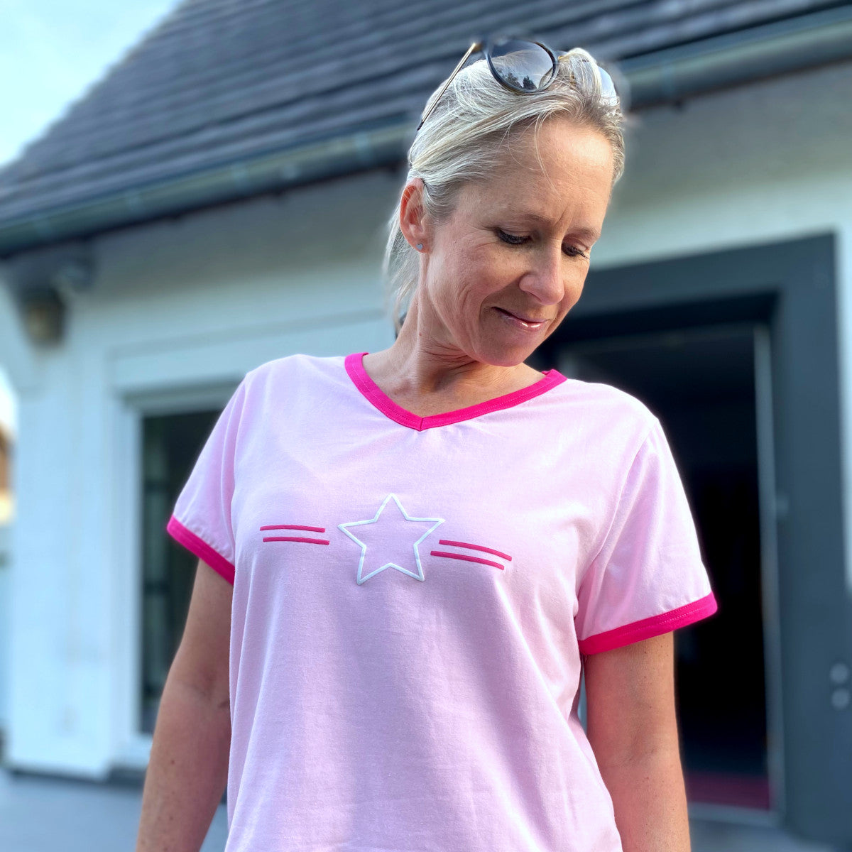 Herzlein® T-Shirt "STAR" in Rosa
