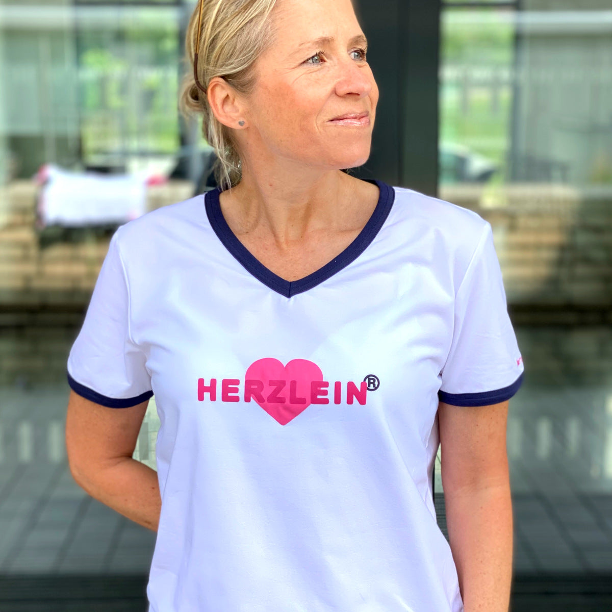 Herzlein® T-Shirt "Heart" in Weiß