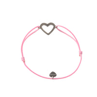 Herzlein® Armband, hübsches Armbändchen mit Herz Herzchen in Silberfarbe