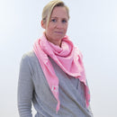 Herzlein® Dreieckstuch Dreieckstücher Musselin Baumwolle "Jana" in Rosa