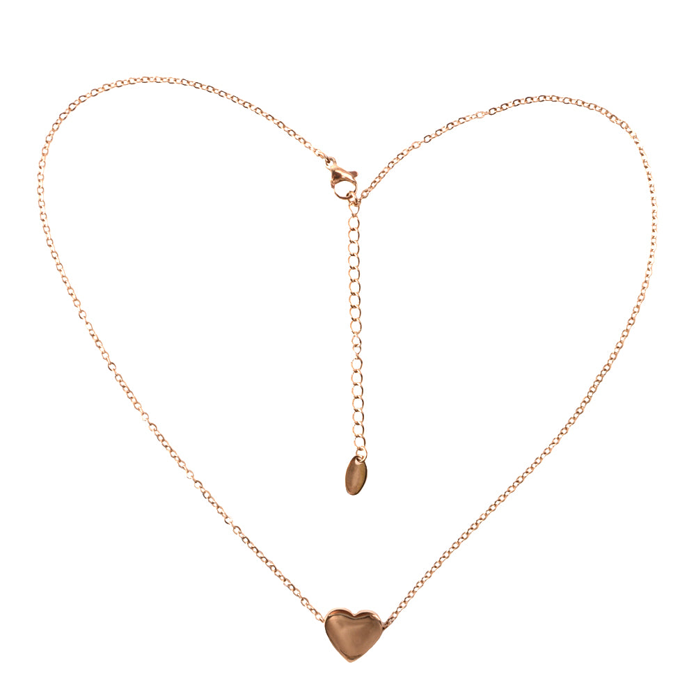 Herzlein® Halskettchen Halskette Kette mit Herz für Damen Frauen