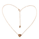 Herzlein® Halskettchen Halskette Kette mit Herz für Damen Frauen