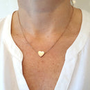Herzlein® Halskettchen Halskette Kette mit Herz für Damen Frauen