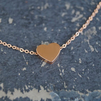 Herzlein® Halskettchen Halskette Kette mit Herz für Damen Frauen