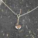 Herzlein® Halskettchen Halskette Kette mit Herz für Damen Frauen