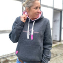 Herzlein® Hoodie in Dunkelgrau - STAR